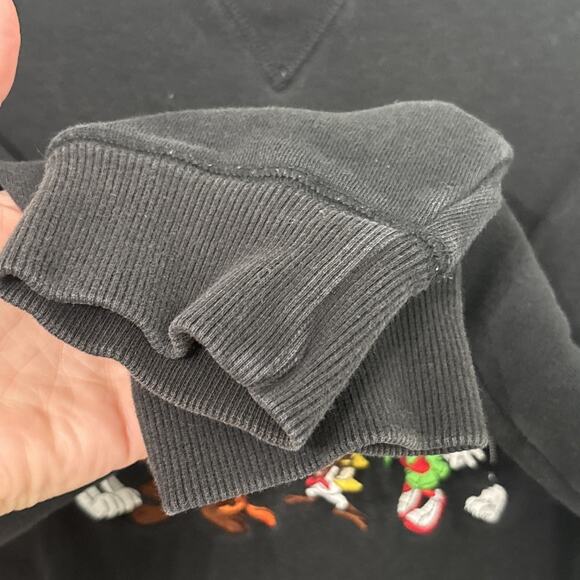 Looney Tunes Sweatshirt Mens S Black Warner Bros Studio Store Crewneck Cartoon - Picture 5 of 7